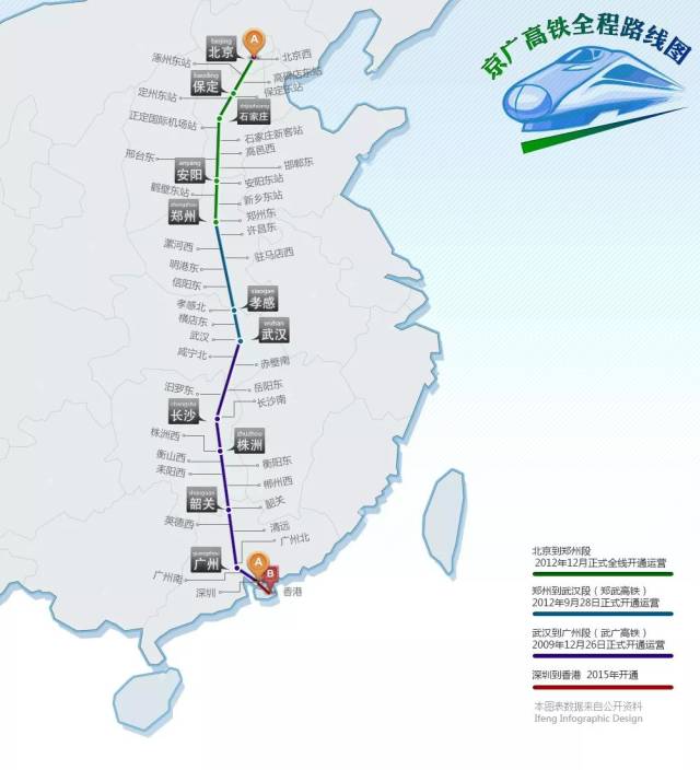 从深圳出发,直达20个市!广东高铁线路地图全在这!图片