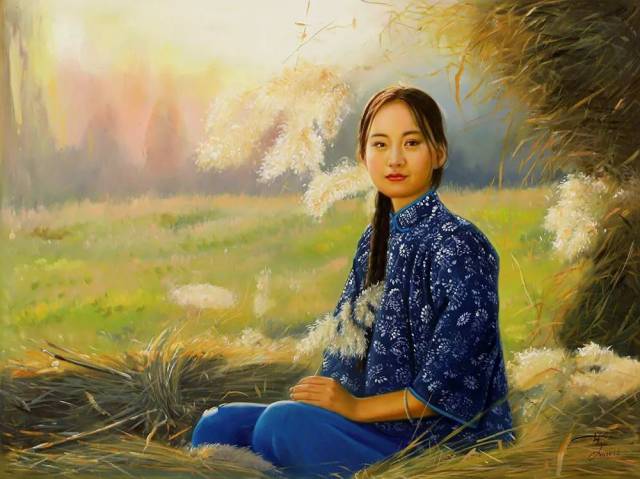 北京东方油画创作院副院长著名油画家 陈一茗 展览作品 油画 唯美