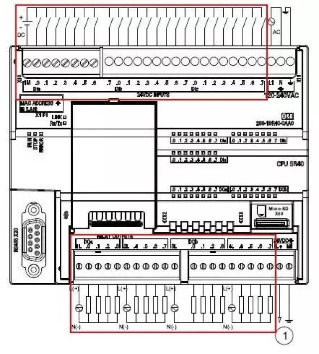 plc应用,西门子s7200smart系列plc接线图