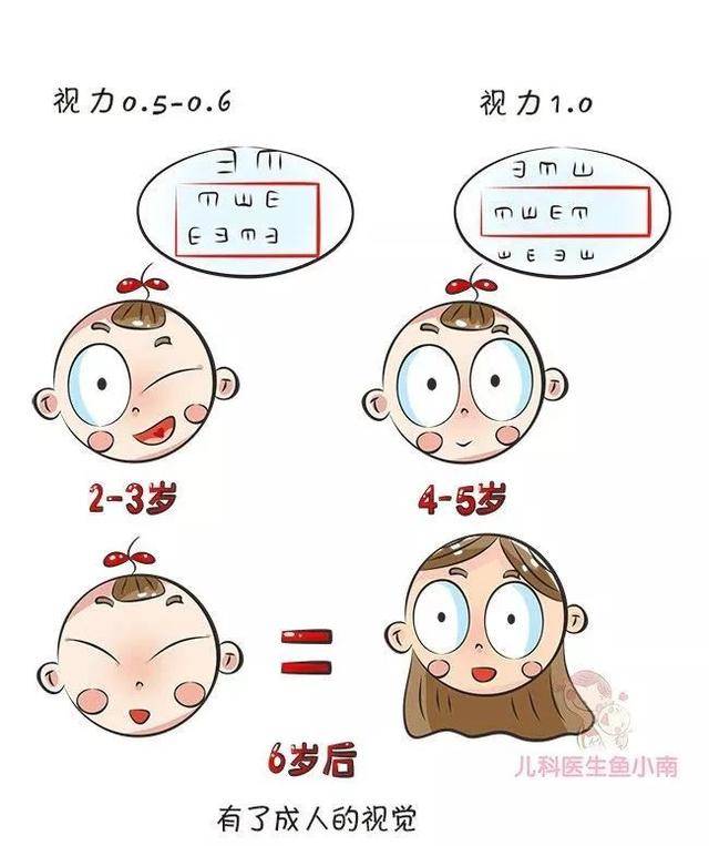 1—2岁——1岁半时,宝宝视力有0.