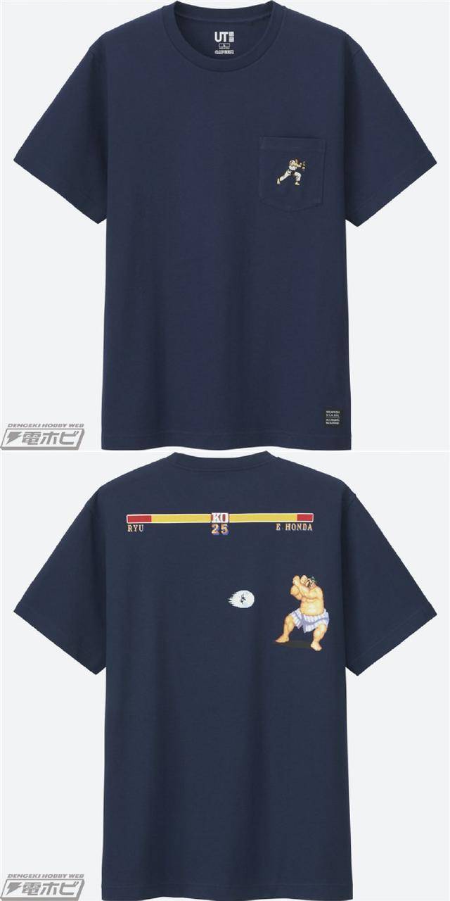 优衣库UT系列怪物猎人和街霸联名款T恤