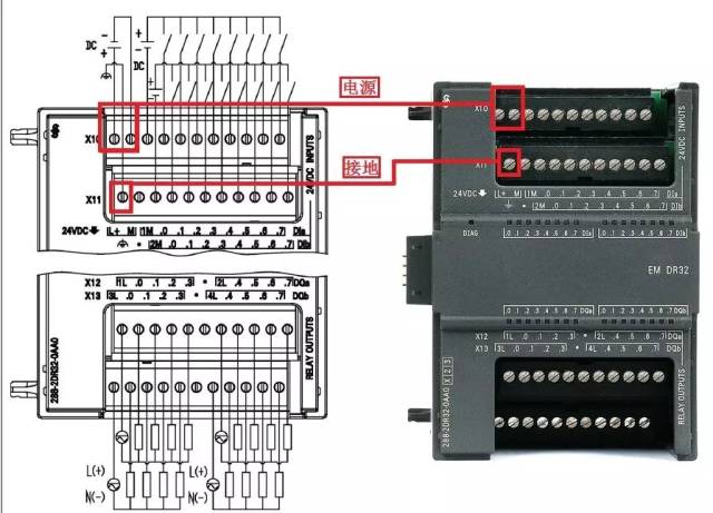 建议核对模块接线图,尤其是模块供电端含两排端子的,确定供电接线是否