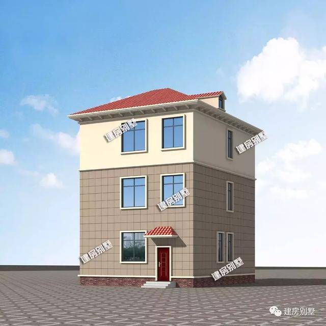 宽9米左右的农村自建房,不到30万就能住漂亮别墅