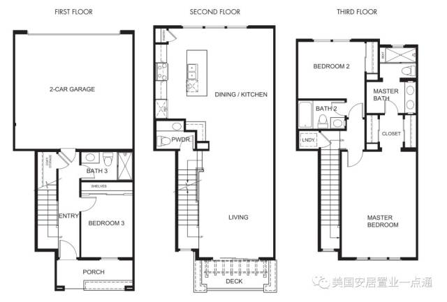 5卫2价格面积:$1,768,000起车库设计图联排别墅户型三:planc别墅湾海琴晟天佛山户型图片