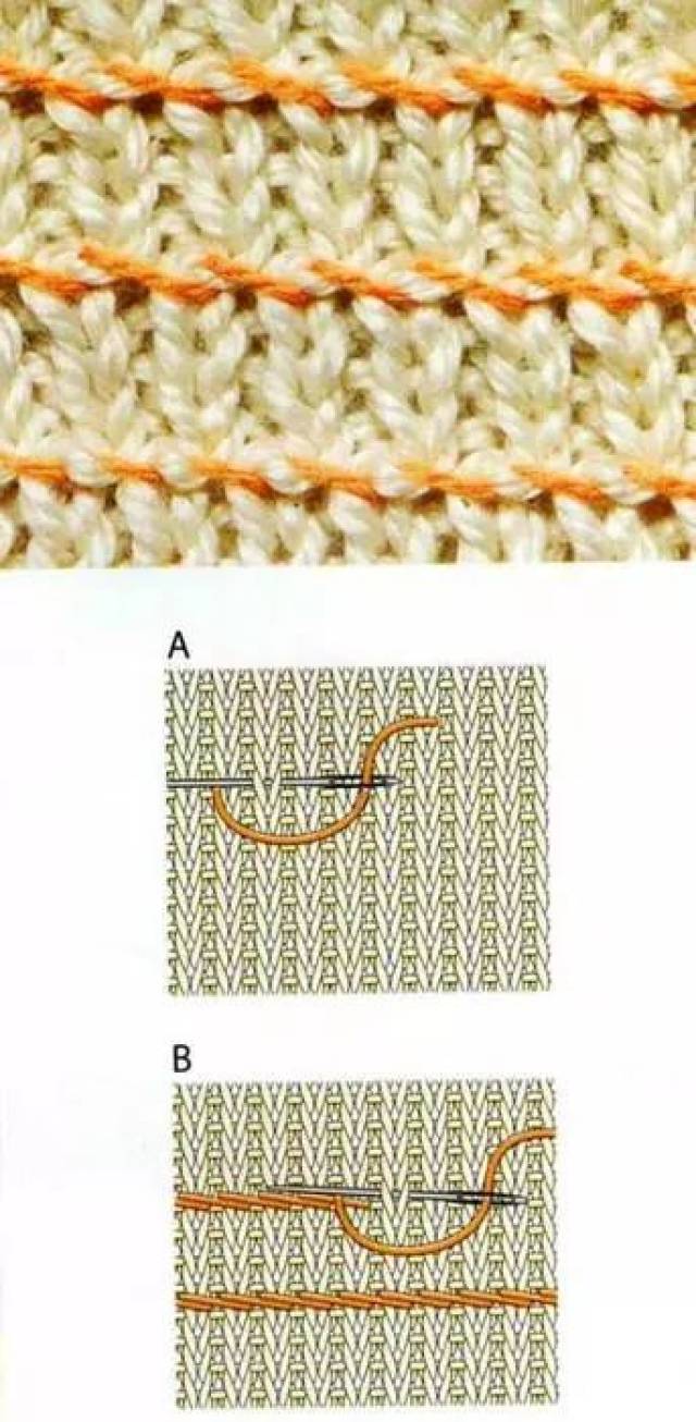 48种毛衣绣花针法,新手基础绣花,快收藏起来,想学就学!
