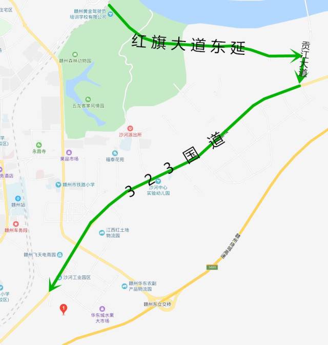 接下来可要看清楚了 老城区扫墓路线 1,和谐大道–沙石路口–323国道