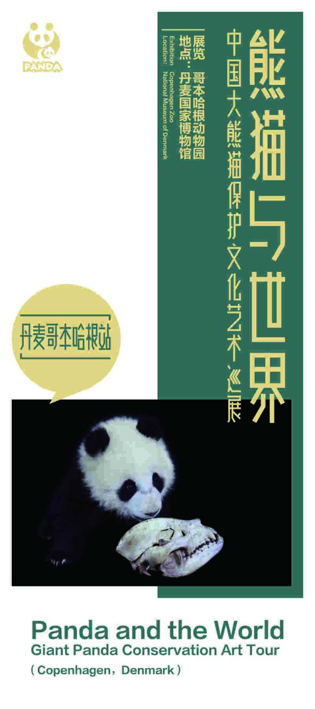 "熊猫与世界——中国大熊猫保护·文化·艺术成就展"海报.