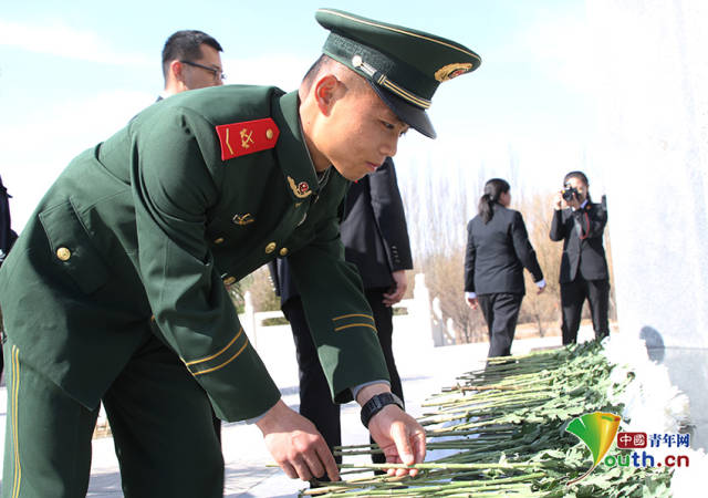 清明祭英烈 弘扬民族魂——武警内蒙古总队巴彦淖尔支队开展清明节