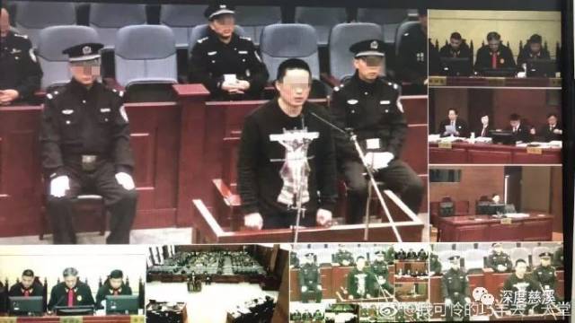 庭审现场:嫌犯自称活着是最大的惩罚若判死刑愿捐献器官吴益栋进入