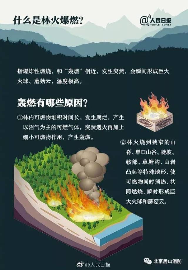 什么是林火爆燃?原因是什么?