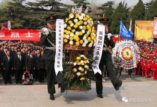 山东省退役军人事务厅开展"弘扬烈士精神,传承红色血脉"清明祭扫活动