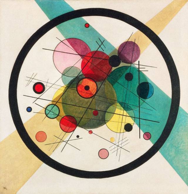 wassily kandinsky(1866-1944) 俄国画家,世界公认的现代抽象派绘画