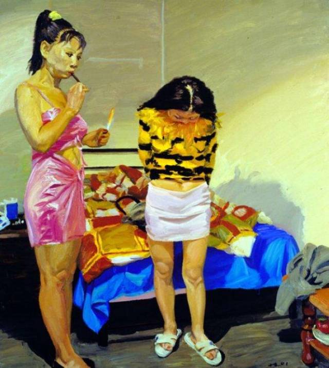 刘小东油画:我愿意画中国人的脸,因为那是最复杂的一张脸