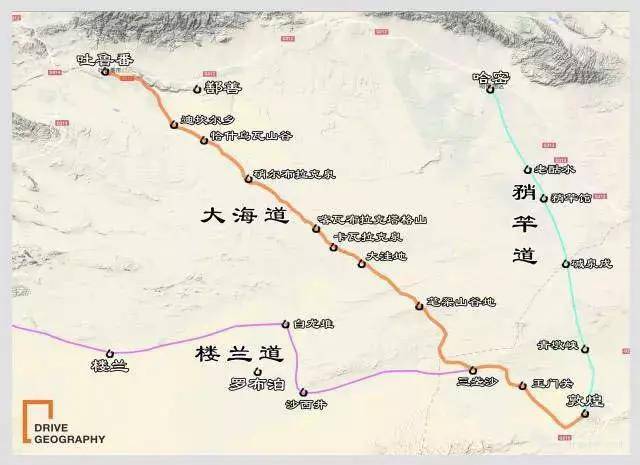 穿越线路:吐鲁番—古丝绸之路新疆大海道(沙漠,戈壁,丹霞地貌),罗布泊