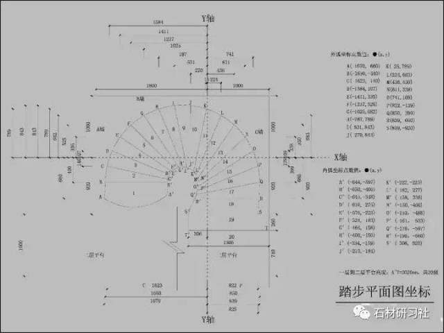 大理石旋转楼梯测量方式及旋转楼梯案例大全