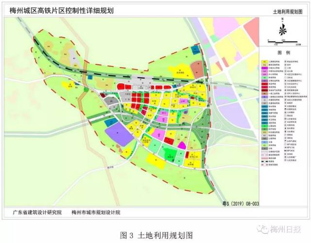 梅县,城西片区,梅县机场,南口镇,通过梅华路联系高铁至规划梅州新机场