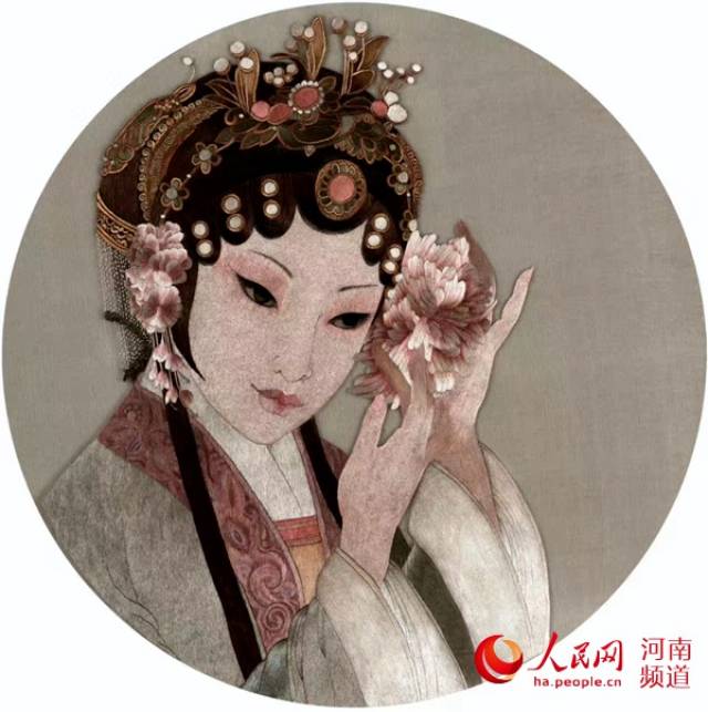 汴绣大师苗炜:清心理线象 刺绣翰墨香