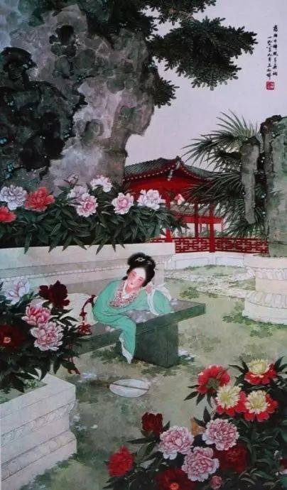 宝钗扑蝶 《惜春作画》成了绝笔, 画中人也在作画, 王叔晖的一生, 就