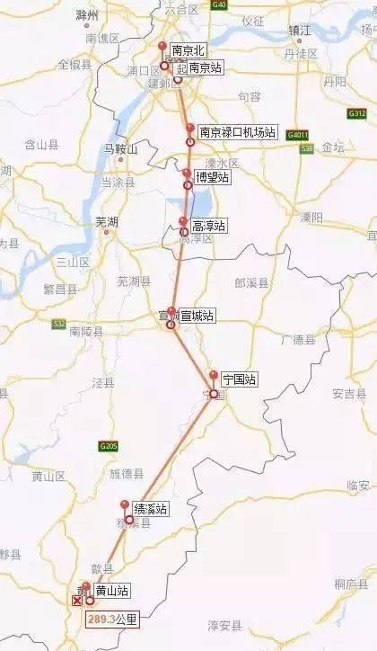 福州,厦门等地 等宣绩高铁,昌景黄高铁双双建成后 从芜湖到宣城,经