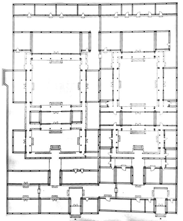老北京四合院的详细资料—两组或多组并列式院落(第七期)