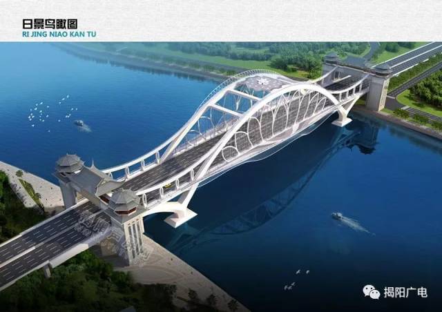 进贤门大道景观大桥建成后, 将进一步打通 揭东 与 空港,榕城等地的