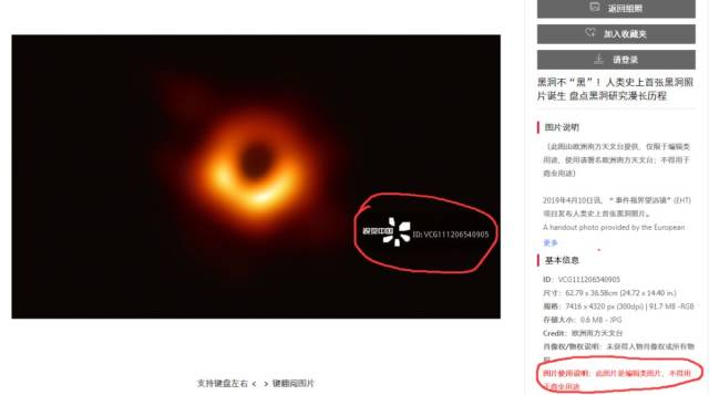 首张黑洞照片版权是视觉中国的?共青团中央微博点名质问