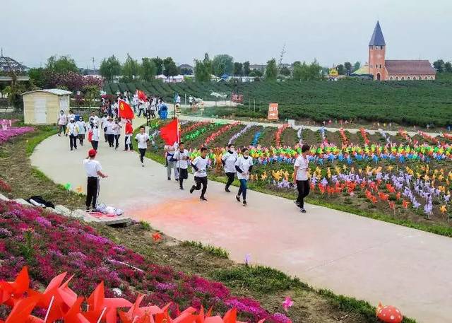 海陵区2019年"悦动海陵"麒麟花海旅游节,第十二届全民健身节,文明旅游