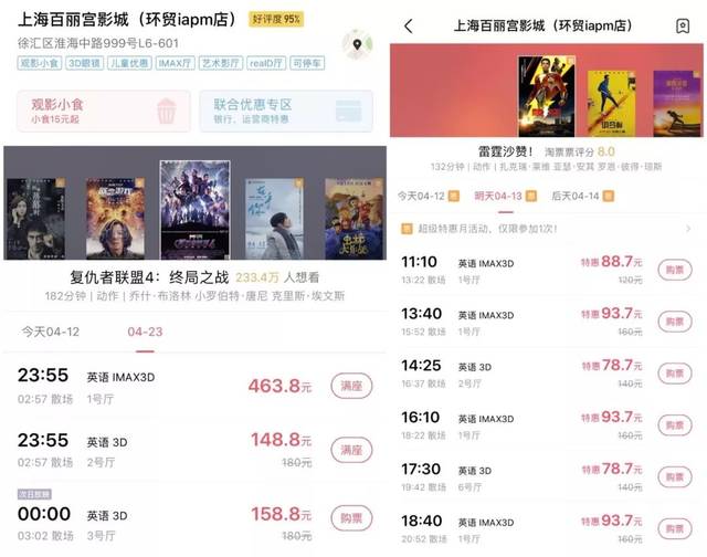 《复联4》预售破亿创纪录，460元一张票你会买单吗？