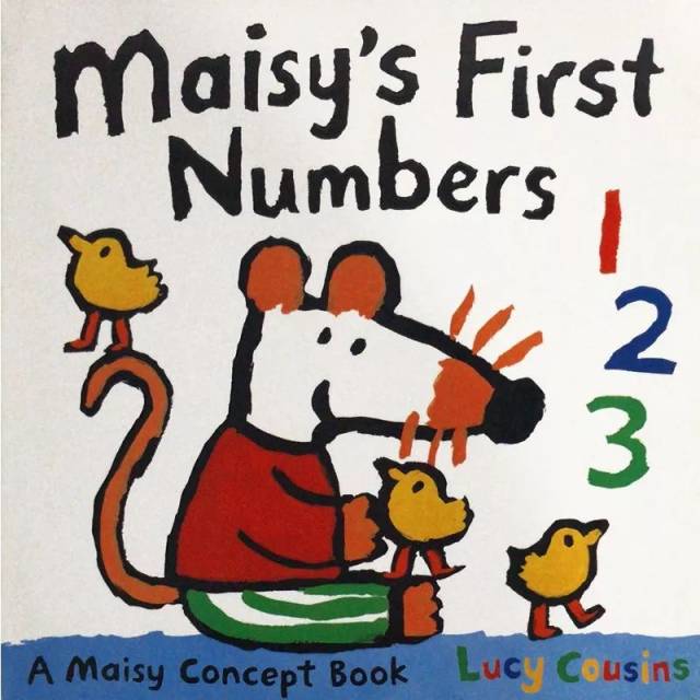 maisy纸板书系列:maisy"s first number