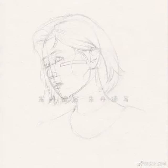 速写美女头像,教你如何画出五官神韵!