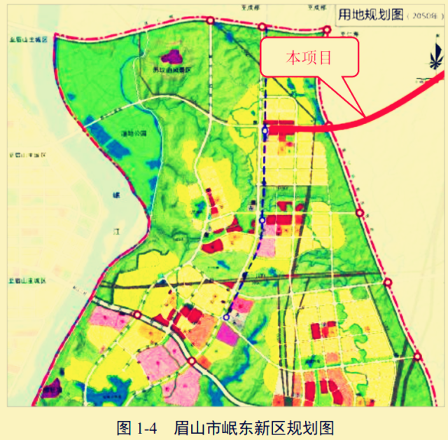 建设中的天府大道眉山段道路工程详细路线走向(仁寿县,东坡区,岷东