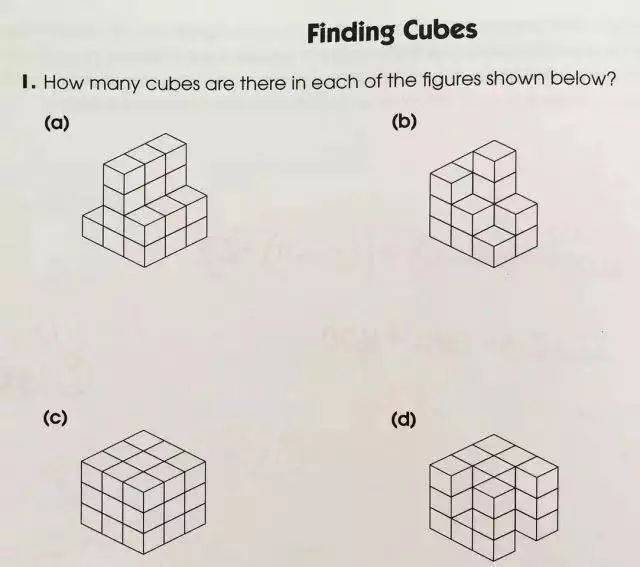 三维图形的题目在小学阶段经常出现,比如最常见的数方块的题目,因为