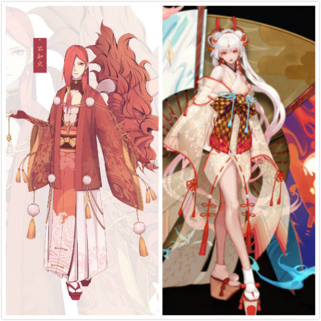 原创阴阳师新ssr不知火背景故事猜想,又一个人类变成妖怪的故事?
