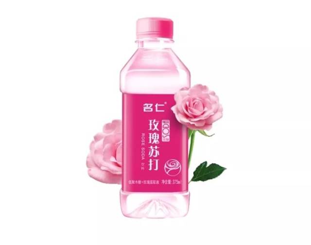 名仁玫瑰苏打水375ml 1瓶 2.99元