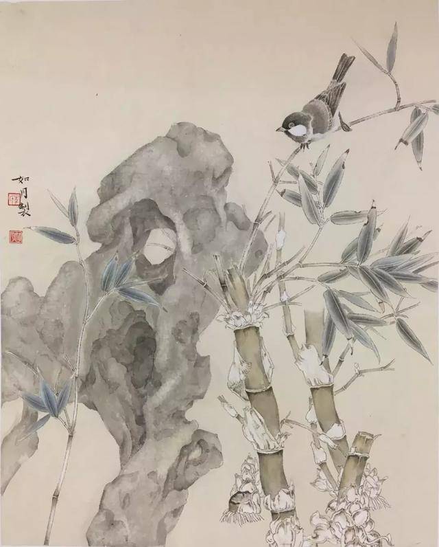 雅韵古风|李皎花鸟画作品欣赏