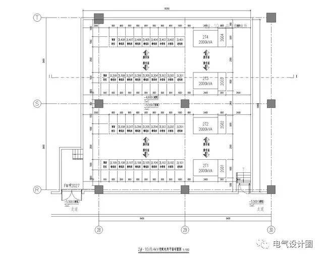 变配电所平面布置图