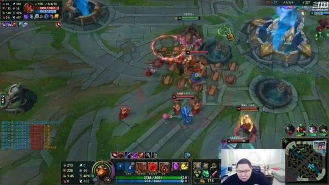 PDD王者局玩黑科技!上单AD石头人惨遭虐泉击