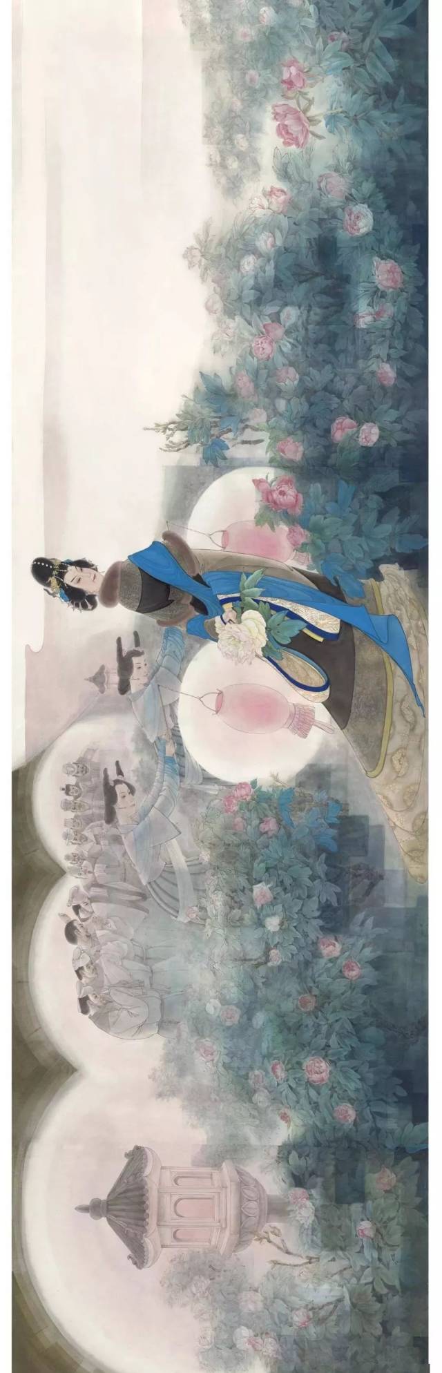 5865个人物!佛山画家邹莉工笔长卷《武则天》
