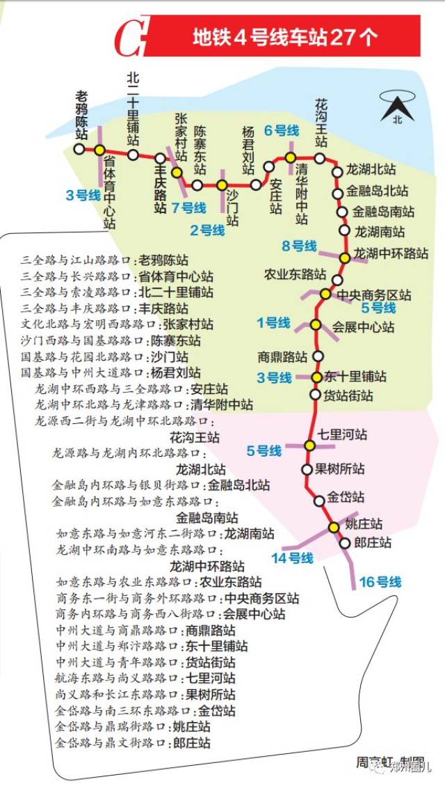 郑州地铁3号线 按照规划,3号线