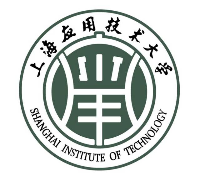 上海工程技术大学的标志logo以抽象的动感图案为主要设计元素,传达了