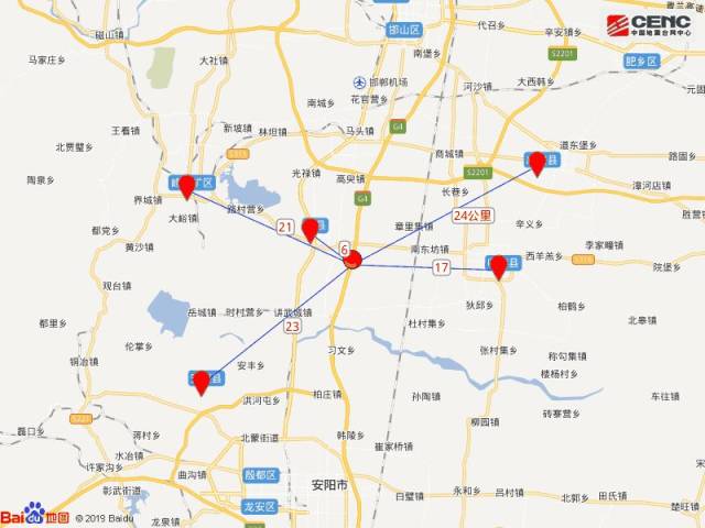河北邯郸市临漳县发生3.6级地震!近日发生4级以上地震可能性不大图片