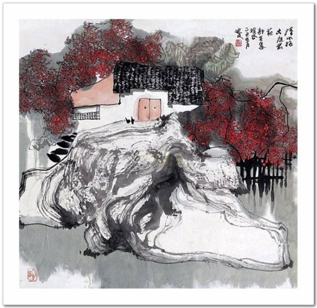 杨延文山水画欣赏