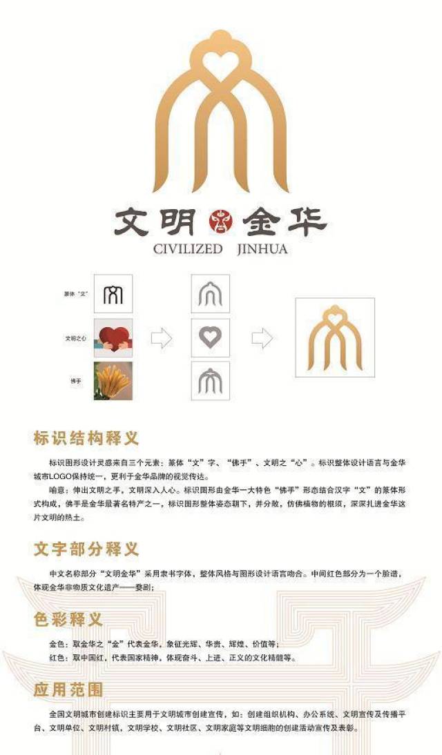 浙江金华正式发布全新logo,吉祥物