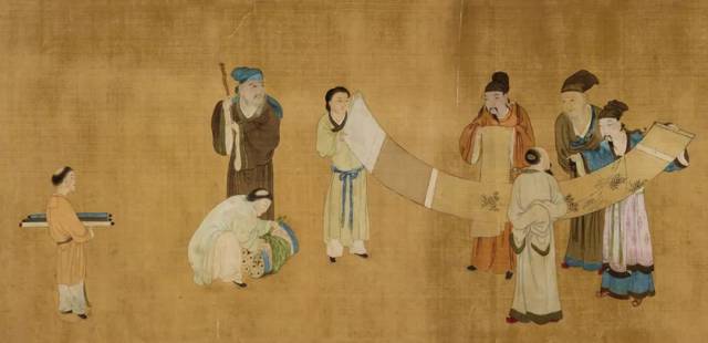 宋拓《淳化阁帖(泉州本 中国国家博物馆藏 明人摹阎立本十八学士图