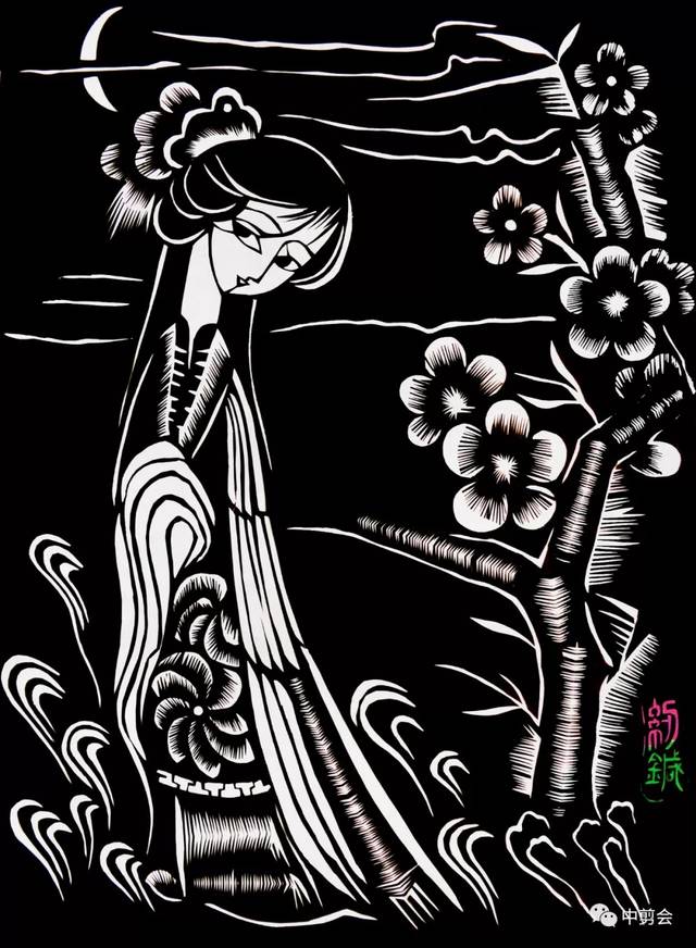 【剪纸人物】空山无人·水流花开 ——王继红的剪纸艺术