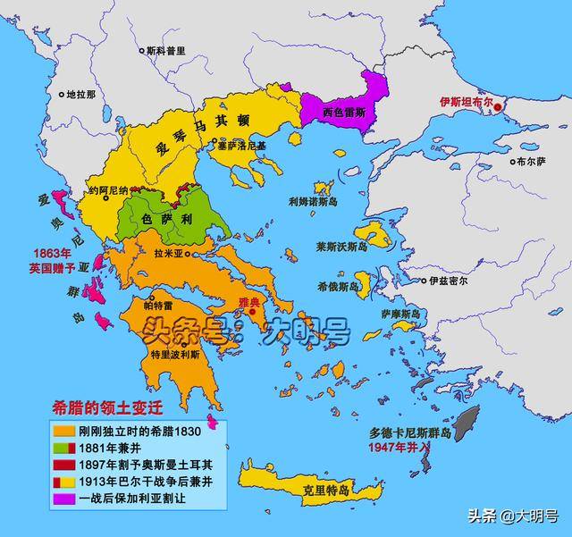 希腊和土耳其的领海之争,将领海设为6海里的希腊拥有44%的爱琴海_手机