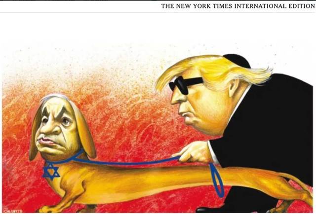 然而,这张卡通却严重触犯了美国主流的"政治天条"——不仅侮辱了犹太