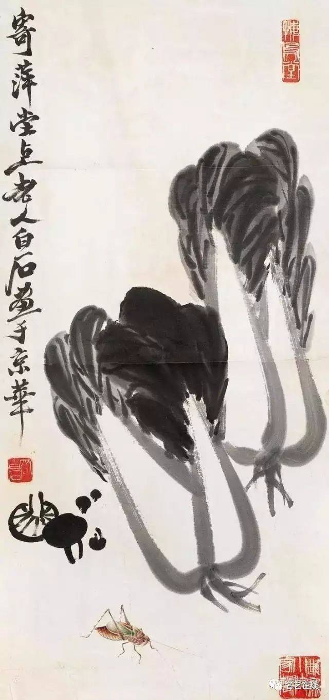 齐白石 白菜