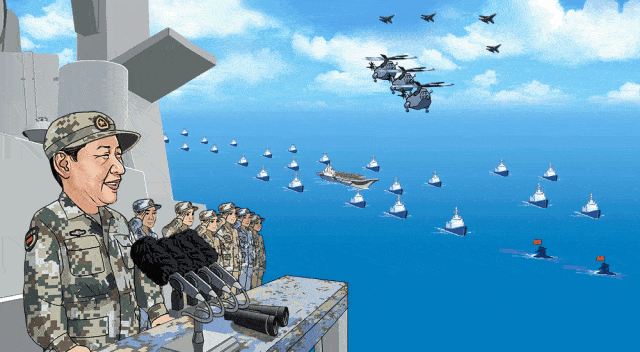 1!中国海军舰艇模型展登陆西海岸了!_手机搜狐网