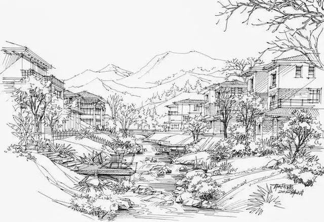纯干货 | 风景速写要点总结